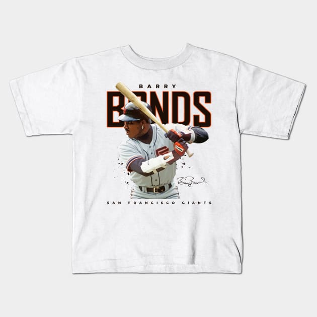 Barry Bonds Kids T-Shirt by Juantamad